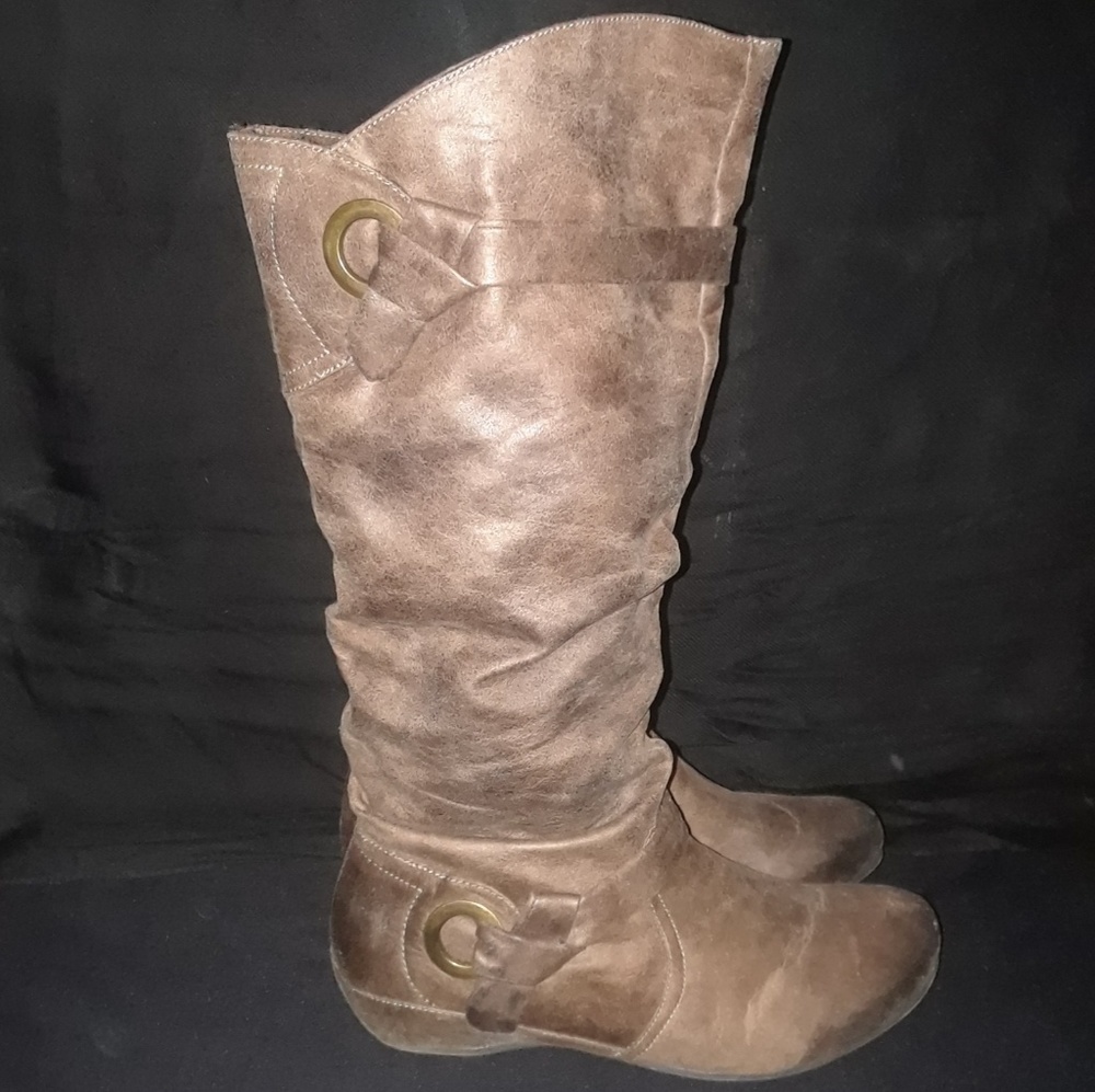 Brown Leather Boots By BareTraps